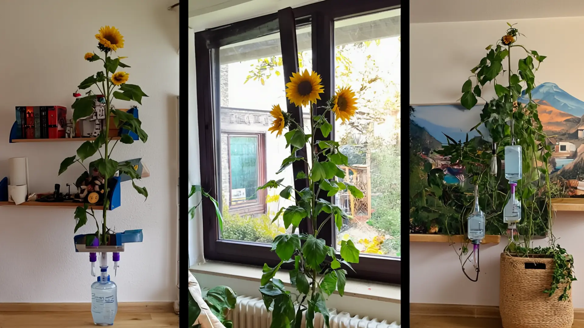 KI-erzeugte kuriose Blumen-Monster