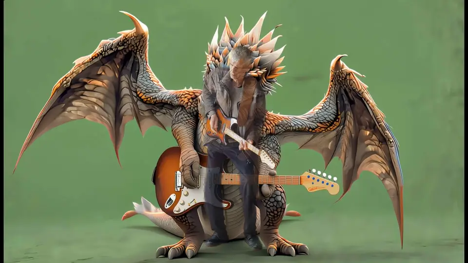 Guitar-Heroes JustME und Dragomir spielen parallel