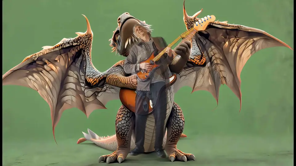 Guitar-Heroes JustME und Dragomir spielen parallel