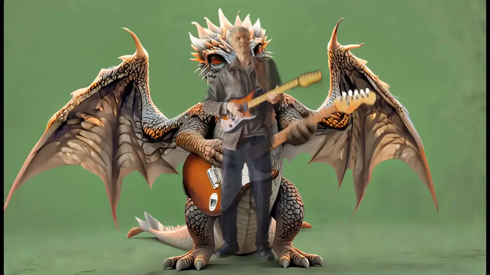 Guitar-Heroes JustME und Dragomir spielen parallel