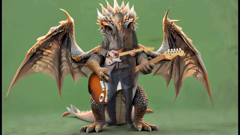 Guitar-Heroes JustME und Dragomir spielen parallel