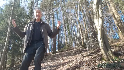 Just ME auf einem Trainingslauf auf dem Berg