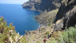La Palma einsamer toller Strand nur zu Fuß oder per Boot erreichbar